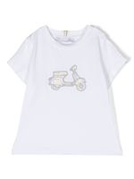 Patachou t-shirt Motorcycle en coton - Blanc