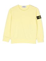 Stone Island Junior sweat à patch Compass - Jaune - thumbnail