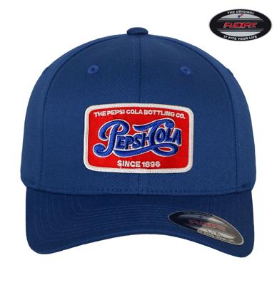 Retro Pepsi-Cola Patch Baseball Cap Blue-S/M