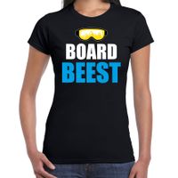 Apres ski t-shirt Board Beest zwart  dames - Wintersport shirt - Foute apres ski outfit 2XL  - - thumbnail