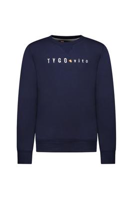 Tygo & Vito winter sweater jongens - navy blauw
