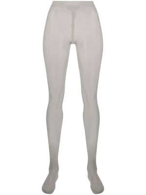 Falke collants transparents à taille haute - Argent