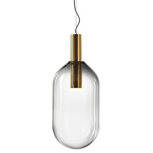 Bomma Phenomena Hanglamp - Capsule - Rook grijs - goud