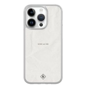 iPhone 14 Pro hybride hoesje - Vive la vie