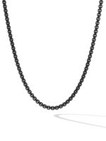 David Yurman collier DY Bel Aire Color en or 14ct et acier inoxydable (2,7 mm) - Noir