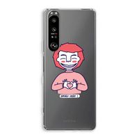 Hartje: Sony Xperia 1 III Transparant Hoesje