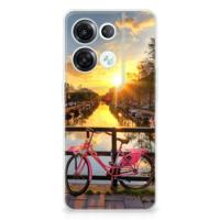 OPPO Reno8 Pro | Silliconen Back Cover | Amsterdamse Grachten OPPO Reno8 Pro | Silliconen Back Cover | Amsterdamse Grachten