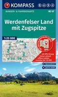 Wandelkaart 07 Werdenfelser Land mit Zugspitze | Kompass Wandelkaart 07 Werdenfelser Land mit Zugspitze | Kompass