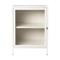 Nachtkastje Luca met deurtje - beige - 55.5x40x32 cm
