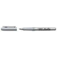 BIC permanent marker goud en zilver