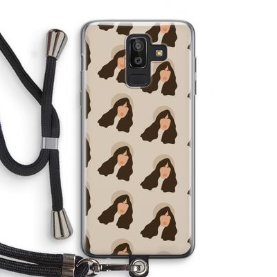 Bonjour mon amour: Samsung Galaxy J8 (2018) Transparant Hoesje met koord
