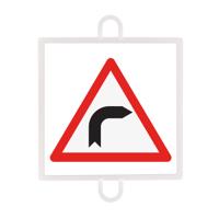 TRAFFIC WARNING SIGN PANEL NO. 11 (RIGHT TURN)