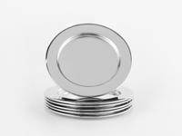 ECHTWERK Tafel accessoires (decoratieve glazen onderzetter 6t, 6-delig, RVS)