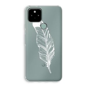 Pluim: Google Pixel 5 Transparant Hoesje