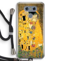 Der Kuss: LG G6 Transparant Hoesje met koord