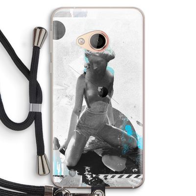 I will not feel a thing: HTC U Play Transparant Hoesje met koord