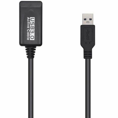 Verlengkabel USB Aisens A105-0525 Zwart 5 m (1 Stuks) Verlengkabel USB Aisens A105-0525 Zwart 5 m (1 Stuks)
