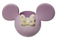 Disney 3D bloempot Minnie purple 5 cm