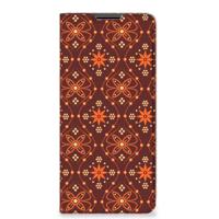 Motorola Edge 30 Pro | Hoesje met Magneet | Batik Brown