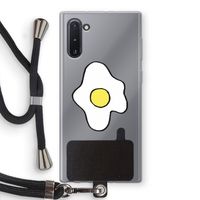 Spiegelei: Samsung Galaxy Note 10 Transparant Hoesje met koord