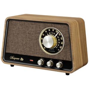 Sangean Premium Wooden Cabinet WR-101 Radio AM, FM Bluetooth, AUX, FM Walnoot