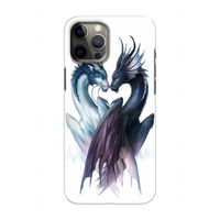 Yin Yang Dragons: Volledig geprint iPhone 12 Pro Hoesje