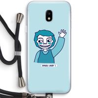 Zwaai: Samsung Galaxy J3 (2017) Transparant Hoesje met koord