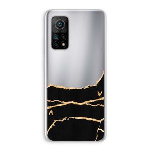 Gouden marmer: Xiaomi Mi 10T 5G Transparant Hoesje