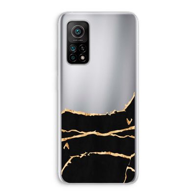 Gouden marmer: Xiaomi Mi 10T 5G Transparant Hoesje