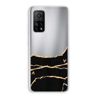Gouden marmer: Xiaomi Mi 10T 5G Transparant Hoesje