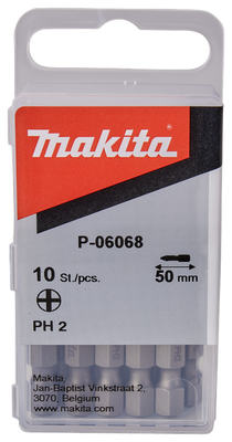 Makita Accessoires Schroefbit torsion PH2x50mm - P-06068 P-06068