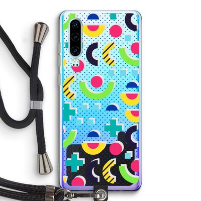 8-bit N°1: Huawei P30 Transparant Hoesje met koord