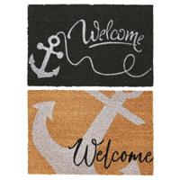 Deurmat DKD Home Decor Rubber Multicolour (60 x 40 x 1,5 cm) (2 Stuks)