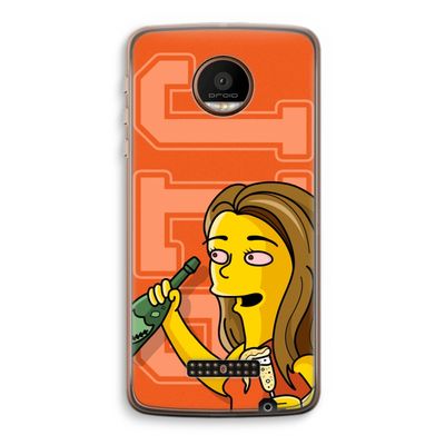 Jamie Lee Simpson: Motorola Moto Z Force Transparant Hoesje