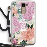 Kindness matters: LG K10 (2016) Transparant Hoesje met koord