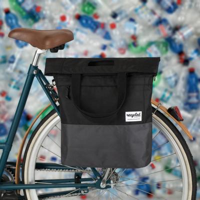 UrbanProof Urban proof fietsshopper recycled zwart/grijs