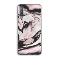 Roze stroom: Samsung Galaxy A7 (2018) Transparant Hoesje