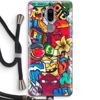 No Rules: LG G7 Thinq Transparant Hoesje met koord