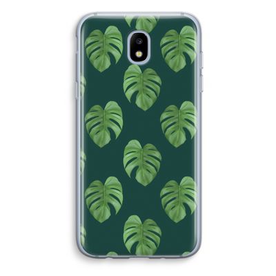 Monstera leaves: Samsung Galaxy J5 (2017) Transparant Hoesje