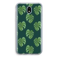 Monstera leaves: Samsung Galaxy J5 (2017) Transparant Hoesje