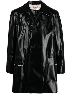 Maison Margiela manteau à boutonnière croisée - Noir