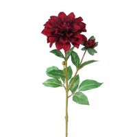 Dahlia Tak Donker Rood 60 cm kunstplant - thumbnail