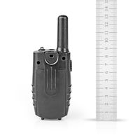 Nedis Walkie talkie Set - WLTK0800BK - Zwart - thumbnail