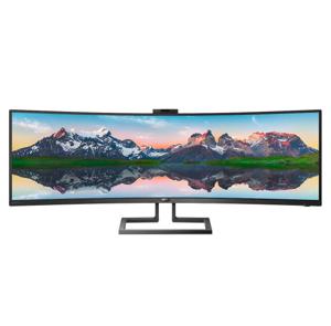 Philips P Line 499P9H/01 computer monitor 124 cm (48.8") 5120 x 1440 Pixels UltraWide Dual Quad HD LCD Zwart