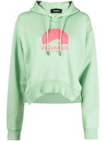 DSQUARED2 hoodie à logo imprimé - Vert