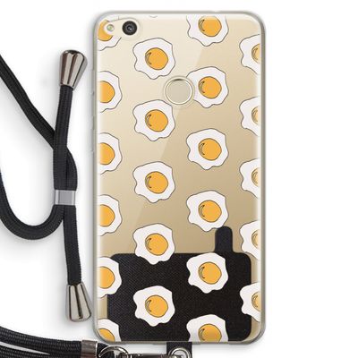 Bacon to my eggs #1: Huawei Ascend P8 Lite (2017) Transparant Hoesje met koord