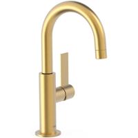 Wastafelkraan Tres Project | Opbouw | Draaibare uitloop | Mengkraan | Standaard model | 1-hendel | Rond | 24k Goud mat