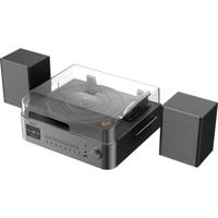 Reflexion Internetradio HiFi-tuner Zwart, Bruin DAB+, CD-speler, Bluetooth, Incl. luidsprekers