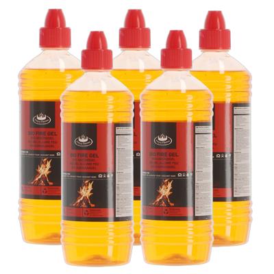 Fancy Flames Bio Aanmaakgel - 5x - 1 liter - aanmaak gel - vuurstarter