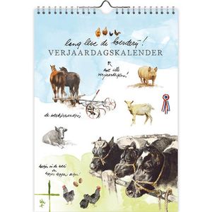 Lang Leve de Boerderij Verjaardagskalender A4